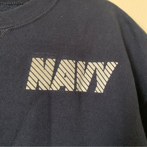 Vintage 90s US Navy Military Crewneck Sweater - Picture 3 of 4
